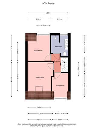 Floorplan - Diemenlaan 63, 8304 EH Emmeloord
